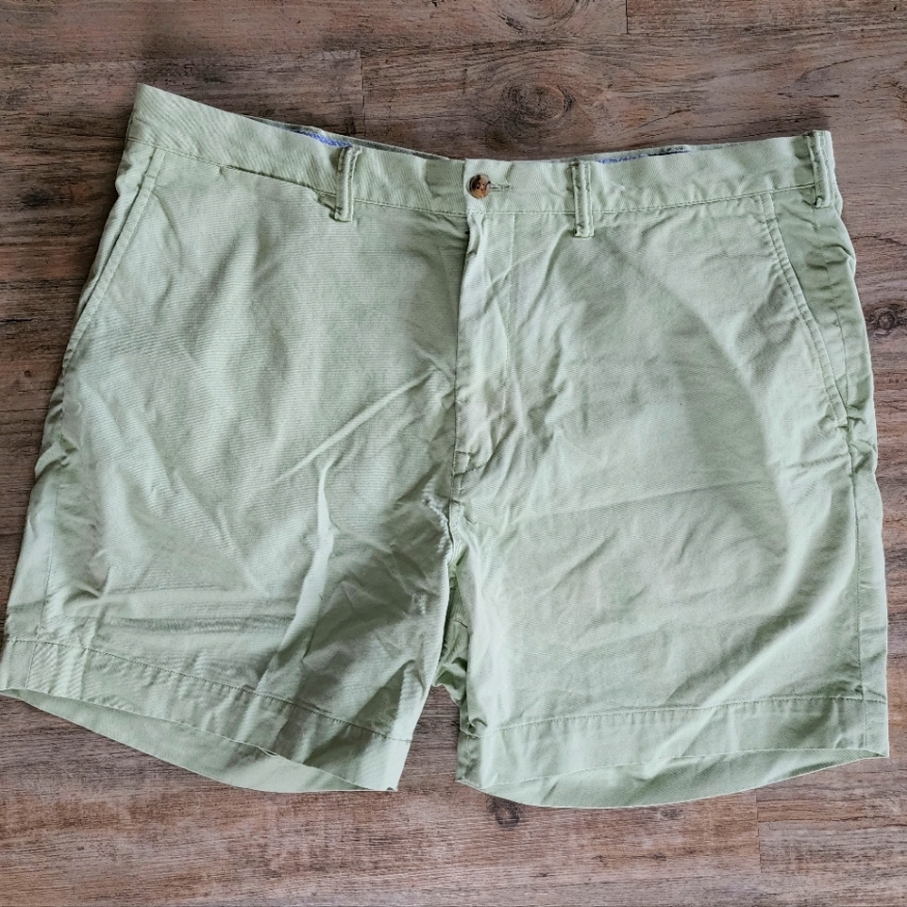 Men's Ralph Lauren Shorts- Light Green 38 waist